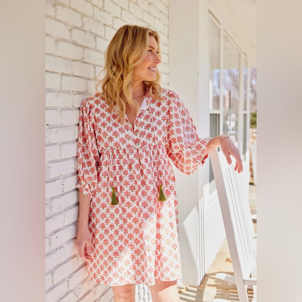 Harbor Dress Block Print Dress Brand New